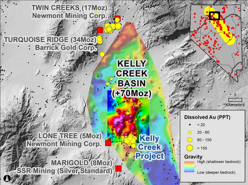 Kelly Creek Basin map